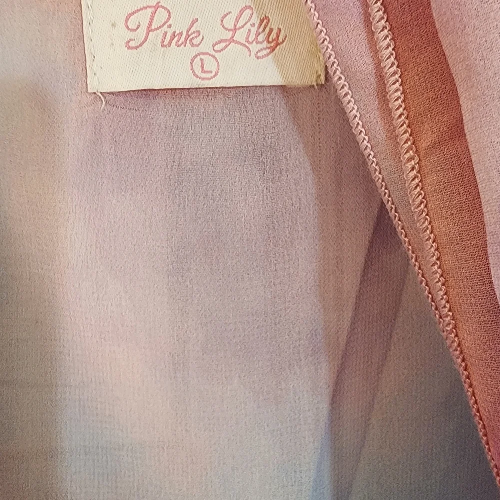 Elegant Pink and Purple Women's Dress - Picture 4 of 6